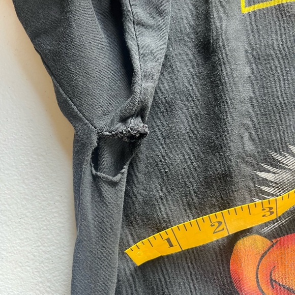 Vintage 1998 sesame Street redwood tag xl big bird & Ernie blk tshirt faded - Picture 4 of 4